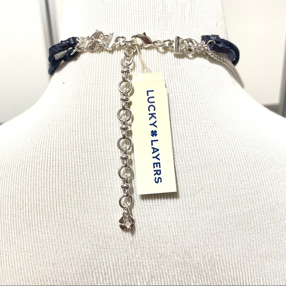 Lucky Brand silver tone tassel statement necklace - Picture 4 of 4